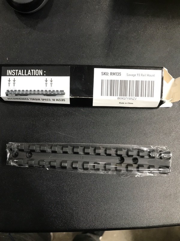 Photo 2 of Monstrum Picatinny Rail Mount for Savage 93 / 93r17 / Mark II Rifles