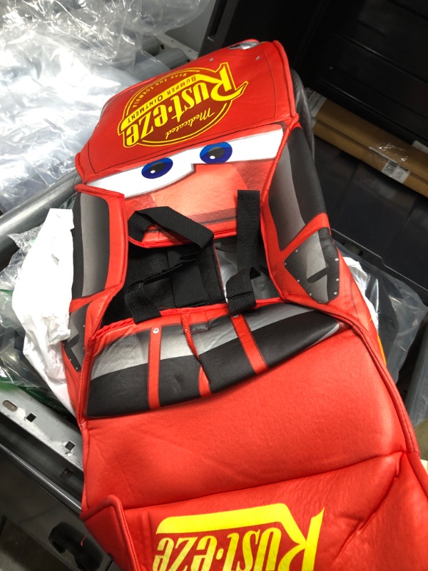 Photo 3 of Disguise Lightning McQueen 3D Toddler Costume One Size (Up To Size 6) Multicolor