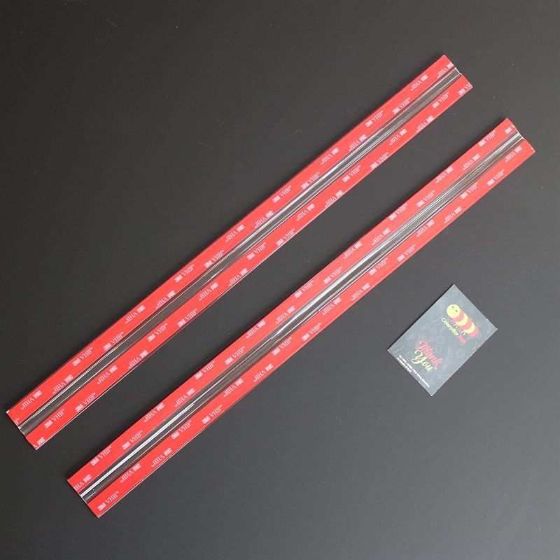 Photo 1 of 2x 500mm Flexible Hinges - No glue required, Self Adhesive. Low profile, Transparent, Acrylic Piano Hinges, 20-2 Pack-
pack of 5
