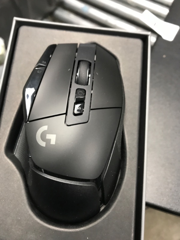 Photo 2 of Logitech G502 X LIGHTSPEED Wireless Mouse with LIGHTFORCE hybrid optical-mechanical switches, HERO 25K gaming sensor, compatible with PC - macOS/Windows - Black Black Wireless Non-RGB