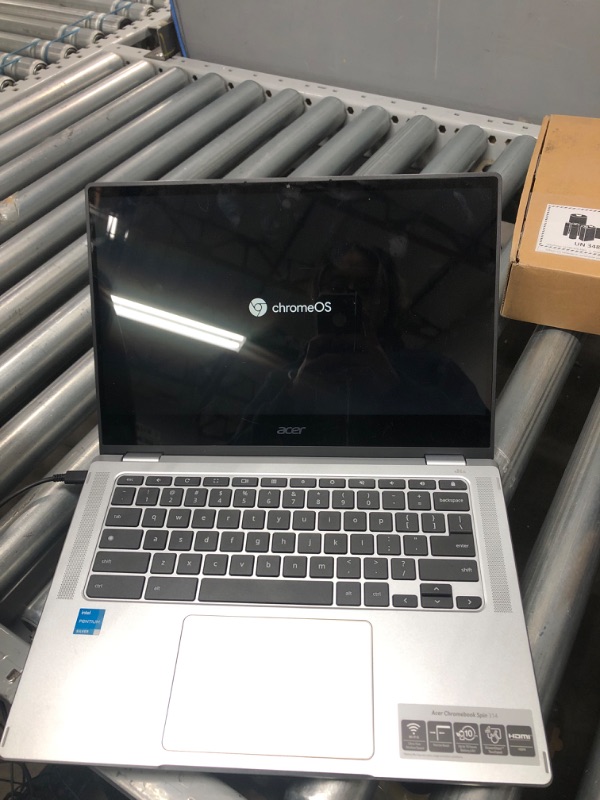 Photo 2 of Acer Chromebook Spin 314 Convertible Laptop | Intel Pentium Silver N6000 | 14" HD Corning Gorilla Glass Touch Display | 4GB LPDDR4X | 128GB eMMC | Intel Wi-Fi 6 AX201 | Chrome OS | CP314-1H-P9G7
