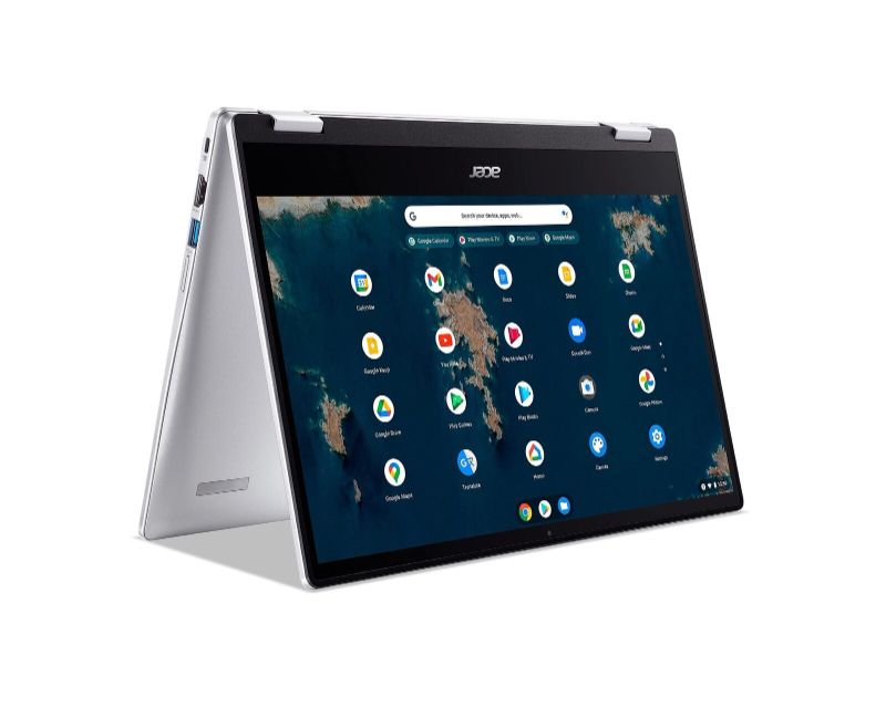 Photo 1 of Acer Chromebook Spin 314 Convertible Laptop | Intel Pentium Silver N6000 | 14" HD Corning Gorilla Glass Touch Display | 4GB LPDDR4X | 128GB eMMC | Intel Wi-Fi 6 AX201 | Chrome OS | CP314-1H-P9G7
