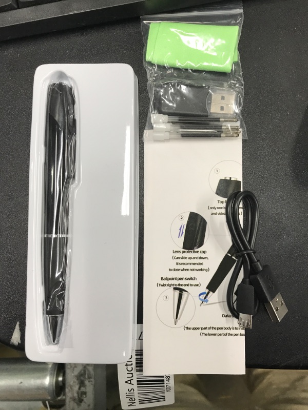 Photo 2 of abyyloe Spy Camera, Hidden Camera with 32G SD Card, Mini Spy Camera with 1080P, Spy Pen for Taking Pictures, Mini Camera for Home Security or Classroom Study