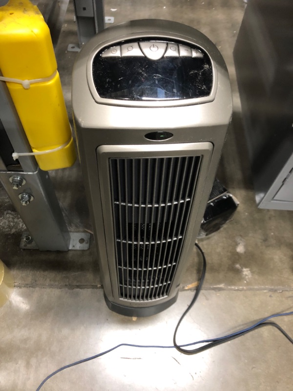 Photo 2 of *nonfunctional** Lasko 1500W Digital Ceramic Space Heater with Remote, 755320, Silver