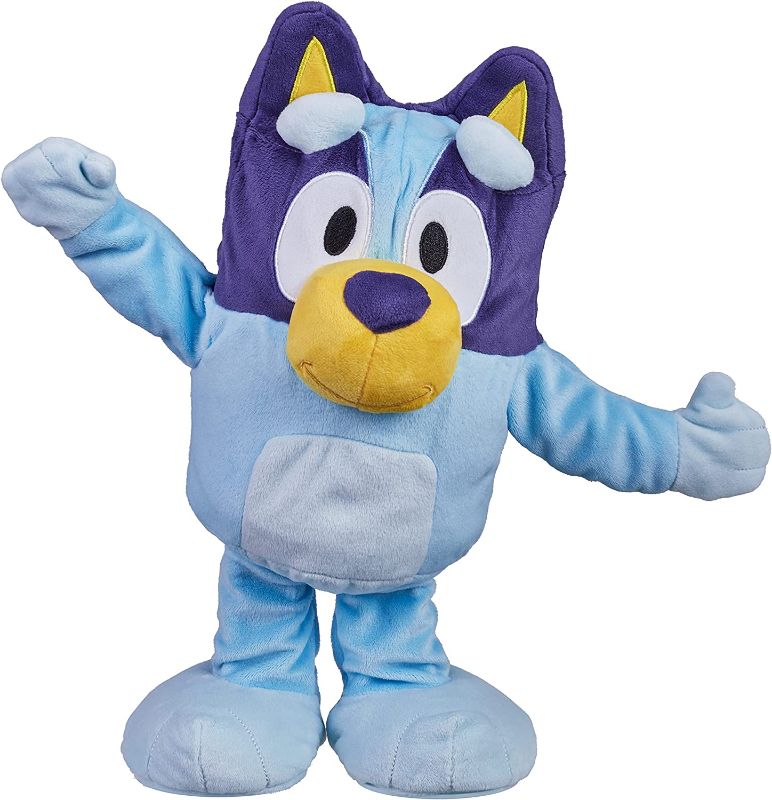 Photo 1 of Bluey Dance and Play 14" Animated Plush | Over 55 Phrases and Songs, Multicolor
