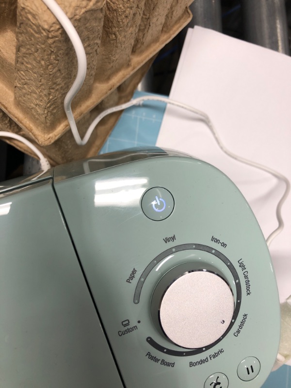 Photo 1 of  *** tested- powers on *** Cricut Explore Air 2 - A DIY Cutting Machine for all Crafts, Create Customized Cards, Home Decor & More, Bluetooth Connectivity, Compatible with iOS, Android, Windows & Mac, Mint