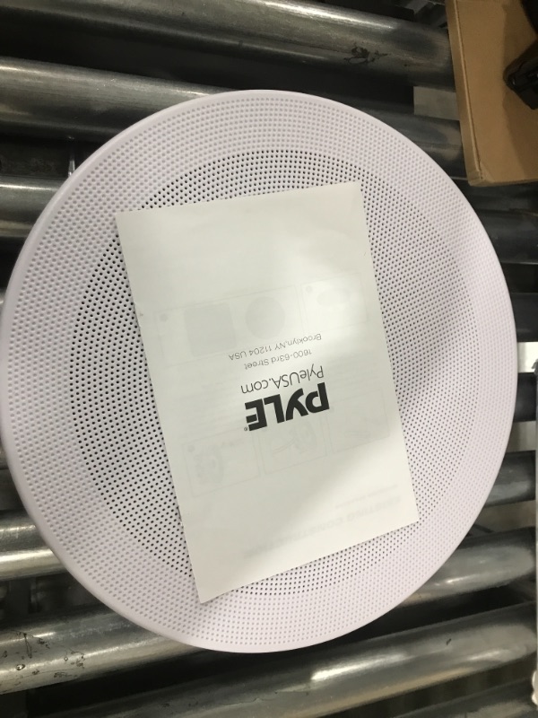 Photo 2 of Pyle Pair 10” Flush Mount in-Wall in-Ceiling 2-Way Speaker System Spring Loaded Quick Connections Changeable Round/Square Grill Stereo Sound Polypropylene Cone Polymer Tweeter 300 Watts (PDIC16106)