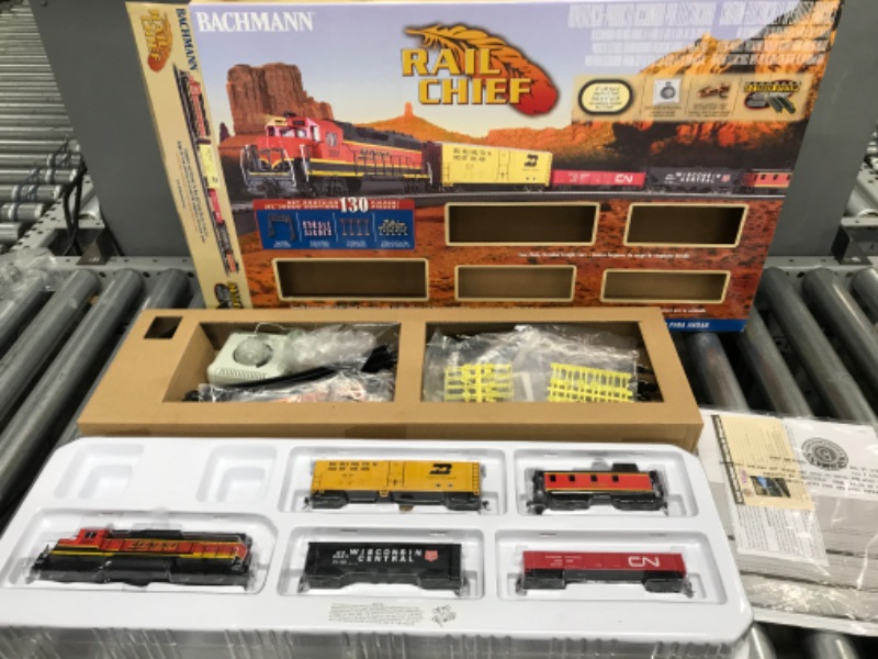 Photo 3 of Bachmann Trains - Rail Chief Ready To Run 130 Piece Electric Train Set - HO Scale