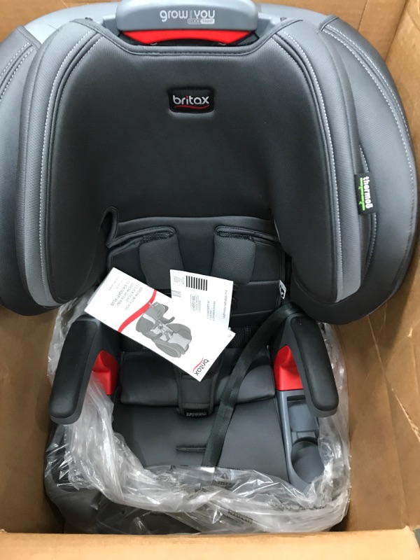 Photo 2 of Britax Grow with You ClickTight Harness-2-Booster Car Seat, Cool Flow Gray
