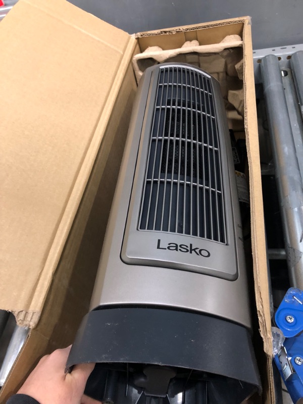 Photo 6 of **SEE NOTES** Lasko 1500W Digital Ceramic Space Heater with Remote, 755320, Silver