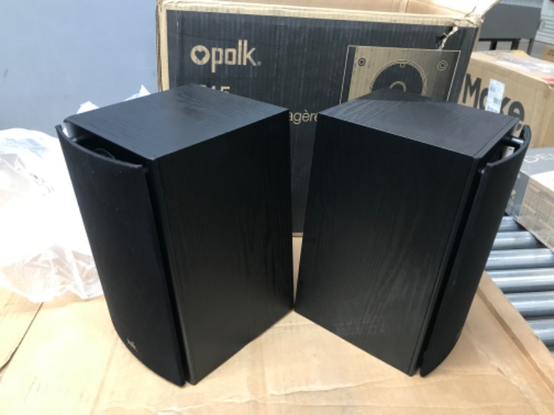 Photo 4 of Polk Audio T15 Bookshelf Speakers Pair Black