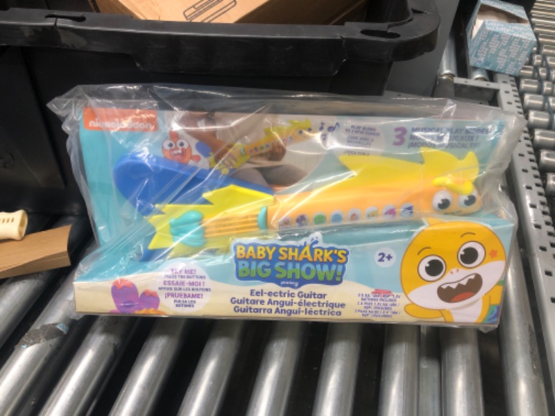 Photo 2 of Baby Shark's Big Show! EEL-ectric Guitar – Interactive Musical Toys for Toddlers – Lights and Sounds Toy Guitar