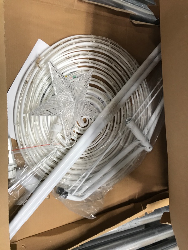 Photo 1 of Light Up Multi-Color Christmas Spiral Tree with Remote Control for Outdoor Christmas Decorations, Christmas Yard Decorations, Indoor Christmas Decorations