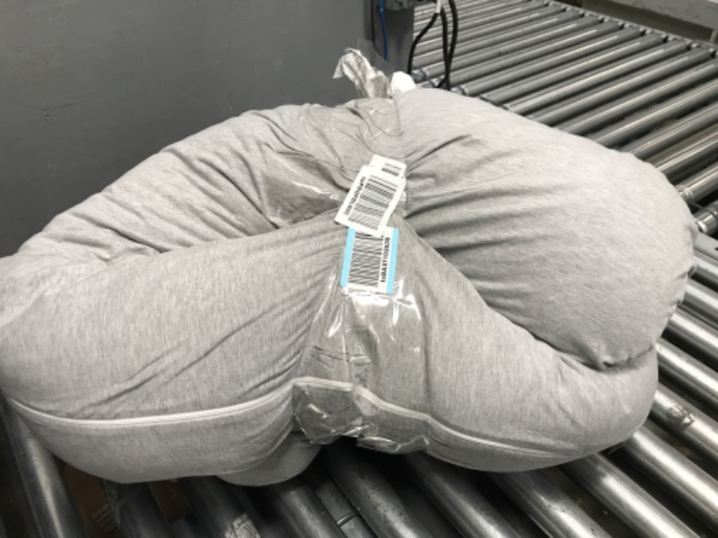 Photo 2 of  Pregnancy Pillow, Grey U-Shape Full Body Pillow and Maternity Support - Support for Back, Hips, Legs, Belly for Pregnant Women
