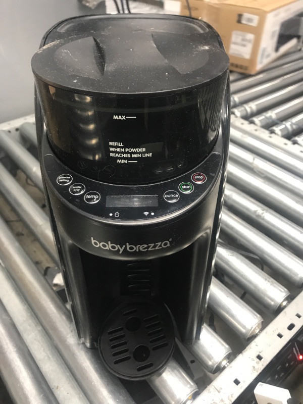 Photo 2 of *** POWERS ON *** Baby Brezza Formula Pro Mini Baby Formula Maker – Small Baby Formula Mixer Machine Fits Small Spaces and is Portable for Travel– Bottle Makers Makes The Perfect Bottle for Your Infant On The Go Advanced, WiFi