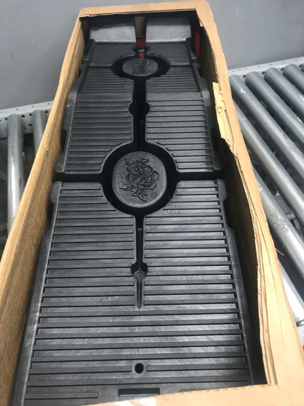 Photo 1 of Hopkins FloTool RhinoGear 11909RCMI 4 Piece RhinoRamp Vehicle Ramp Pair (12,000lb. GVW Capacity) and Wheel Chock Pair Bundle, Black Standard Bundle