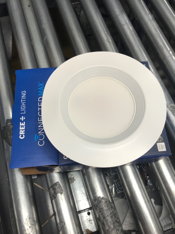 Photo 2 of Cree Lighting Connected Max Smart LED 6 Inch Downlight Tunable White + Color Changing, 2.4 Ghz, Works with Alexa and Google Home, No Hub Required, Blu
