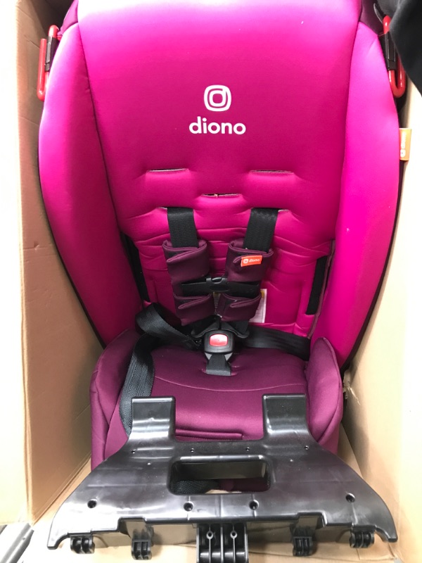 Photo 2 of ***PARTS ONLY*** Diono Radian 3R All-in-One Convertible Car Seat, Slim Fit 3 Across, Pink
