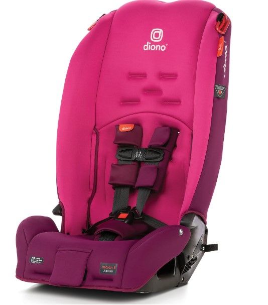 Photo 1 of ***PARTS ONLY*** Diono Radian 3R All-in-One Convertible Car Seat, Slim Fit 3 Across, Pink
