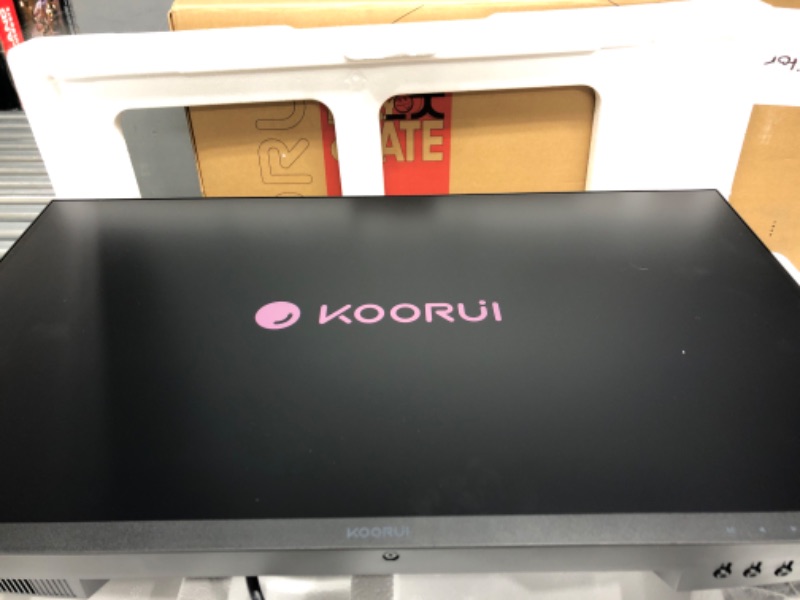 Photo 3 of KOORUI 27 Inch QHD Gaming Monitor 144 Hz, VA, 1ms, DCI-P3 90% Color Gamut, FreeSync G-Sync Compatible, (2560x1440, HDMI, DisplayPort) Black 27inch/144HZ/QHD/VA