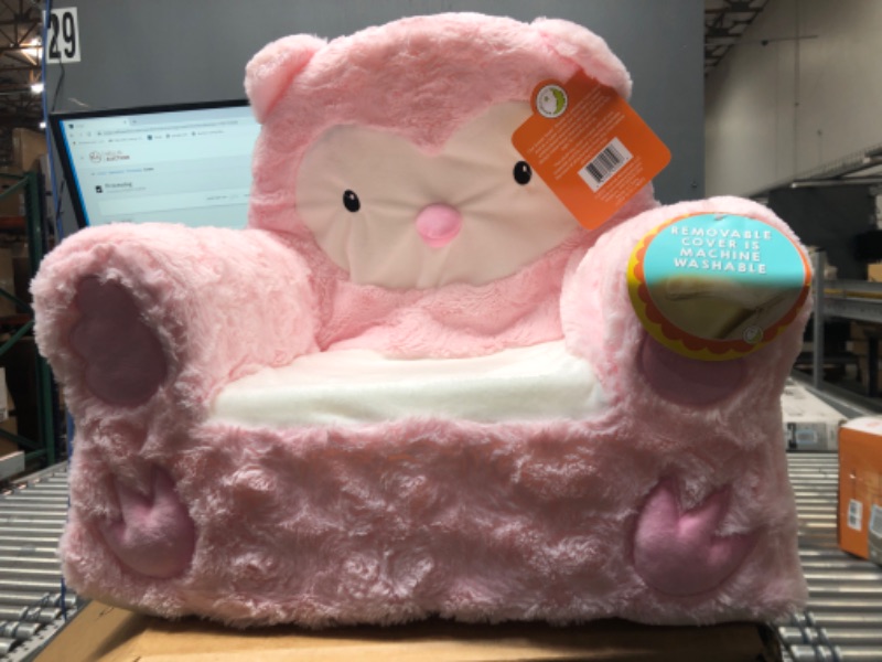 Photo 2 of Animal Adventure - Sweet Seats - Pink Owl Children's Plush Chair