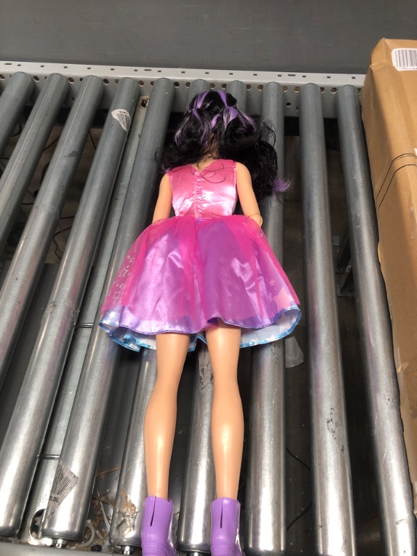 Photo 3 of Barbie 28-Inch Best Fashion Friend Star Power Doll and Accessories, Black Hair, Kids Toys for Ages 3 Up Star Power Black Hair