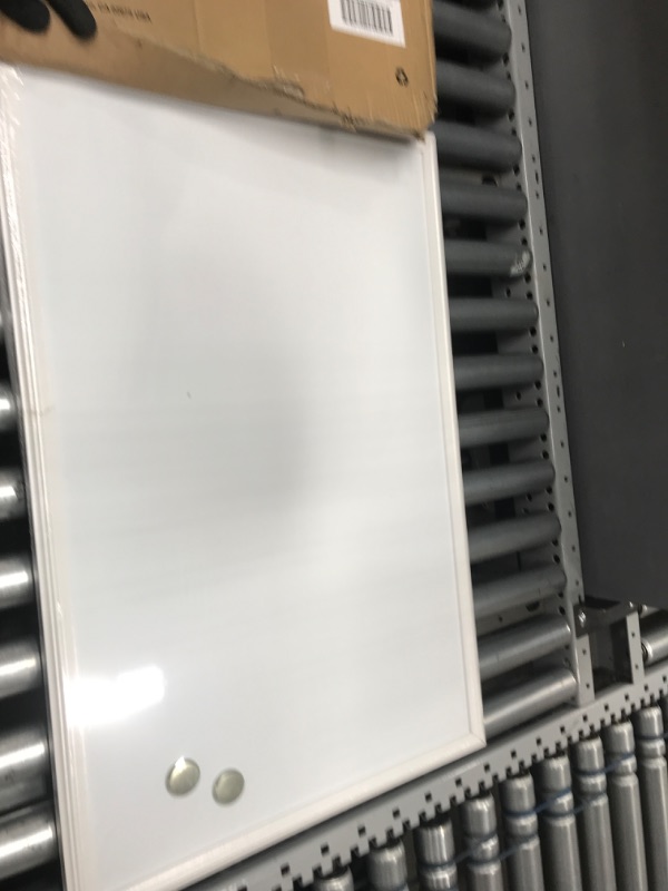 Photo 1 of U Brands Magnetic Dry Erase Board, 20 x 30 Inches, White Wood Frame (2071U00-01) 20'' x 30''
