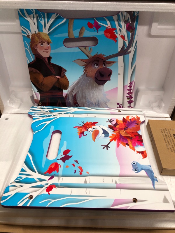 Photo 2 of Delta Children Deluxe Toy Box, Disney Frozen II AND Delta Children Plastic Toddler Bed, Disney Frozen II
