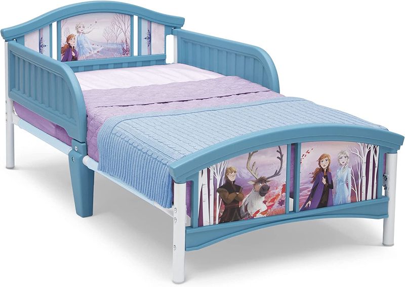 Photo 8 of Delta Children Deluxe Toy Box, Disney Frozen II AND Delta Children Plastic Toddler Bed, Disney Frozen II
