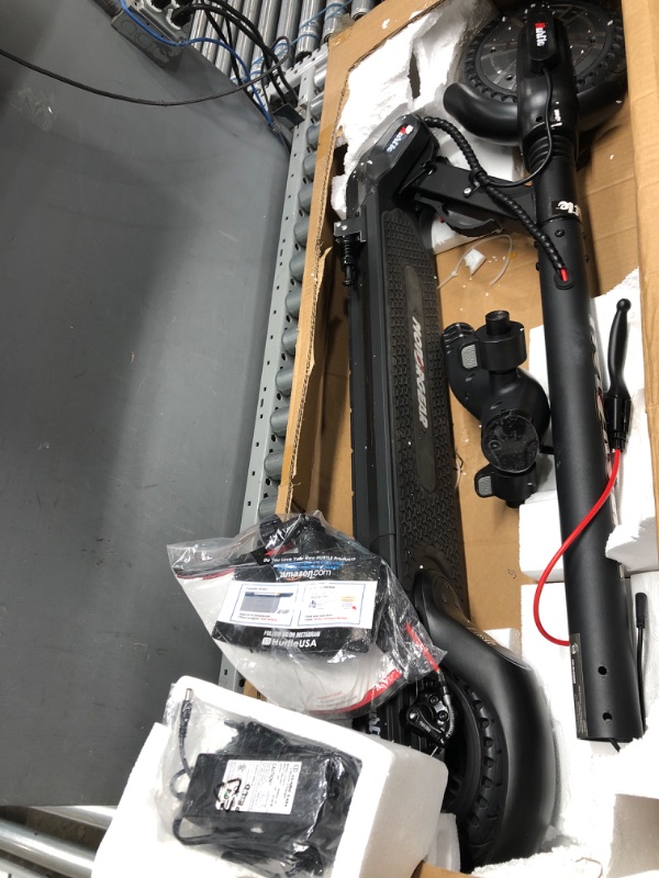 Photo 1 of *** USED *** Folding Electric Scooter for Adults - 300W Brushless Motor Foldable Commuter Scooter w/ 8.5 Inch Pneumatic Tires, 3 Speed Up to 19MPH, 18 Miles, Disc Brake & ABS, for Adult & Kids - Hurtle HURES18-M5