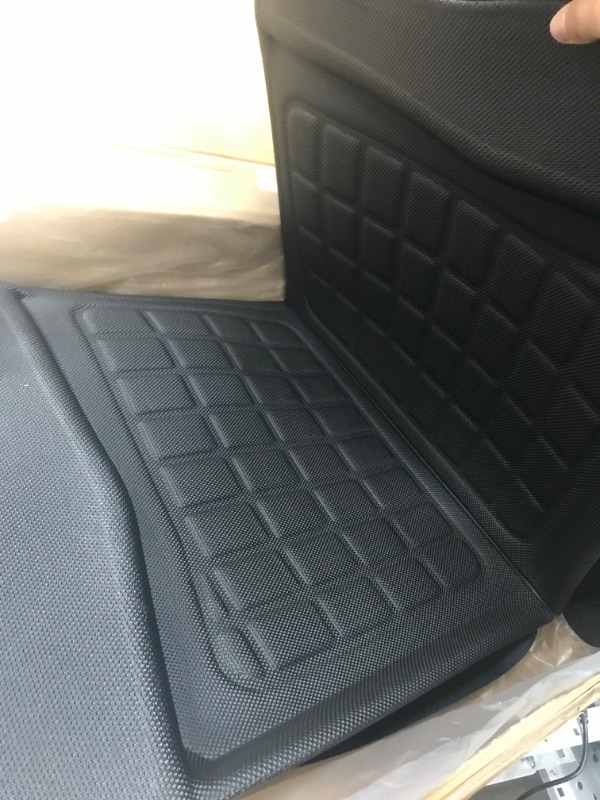 Photo 5 of Tesla Model 3 Floor Mats - Fits 2023 2022 2021 Ultimate All Weather & All Season Waterproof 3D Floor Liner - Full Set Front, Rear, Trunk, Frunk Storage Cargo by HEA USA…