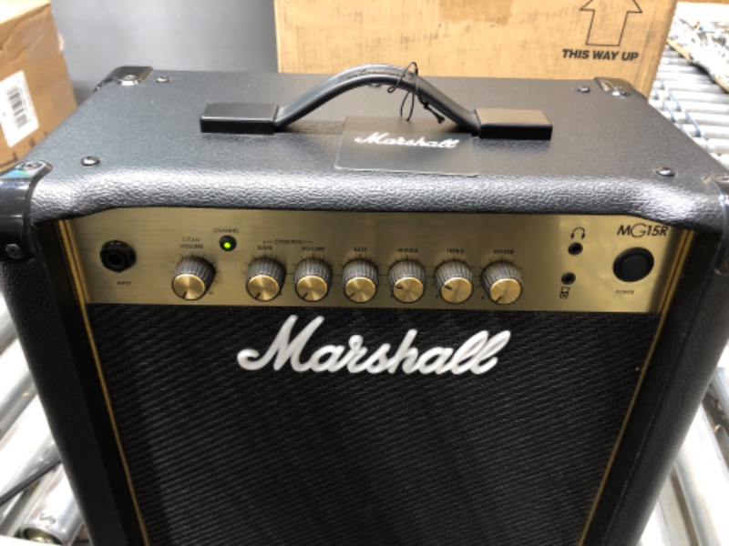 Photo 3 of *Powers On* Marshall Amplifier Speaker (MG15GR)