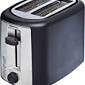 Photo 1 of Amazon Basics 2 Slice, Extra-Wide Slot Toaster with 6 Shade Settings, Black
