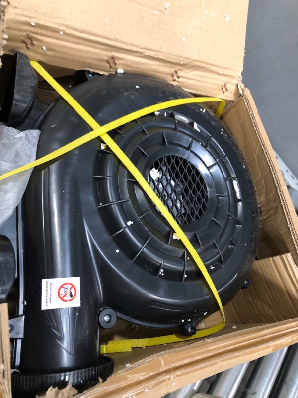 Photo 2 of 110V 550W Air Blower, Pump Fan Commercial Huge Inflatables' Blower, Perfect for Big Inflatable Screens, Bounce House, Bouncy Castle Etc.
