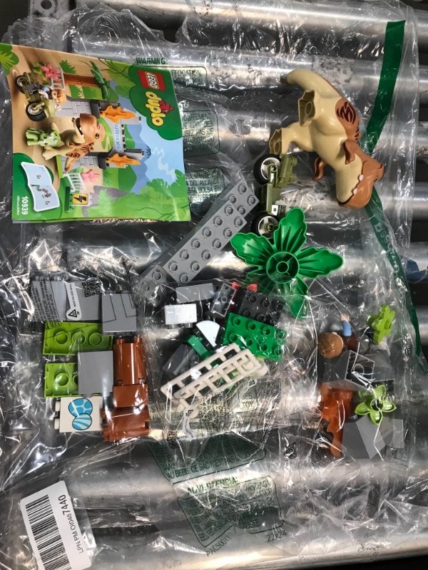 Photo 2 of LEGO DUPLO Jurassic World T. rex and Triceratops Dinosaur Breakout 10939 Building Toy Gift for Young Dinosaur Fans; New 2021 (36 Pieces)