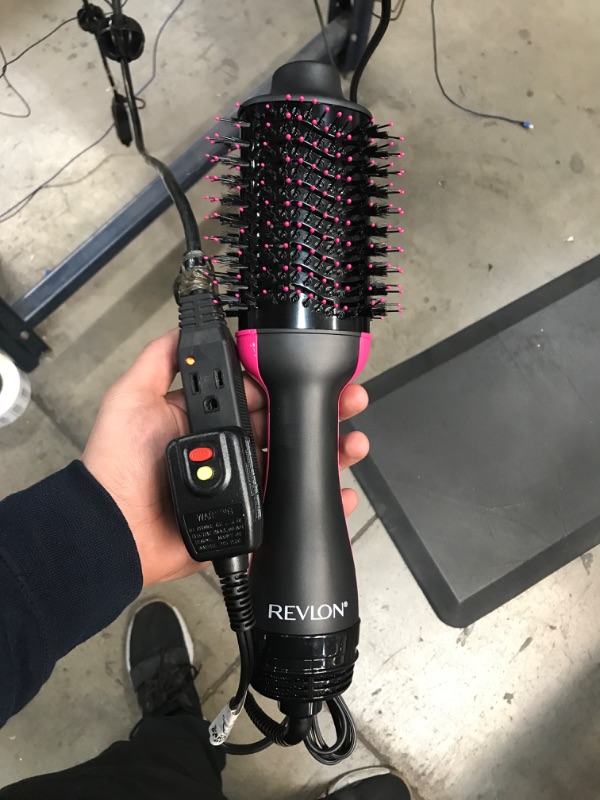 Photo 2 of REVLON One-Step Volumizer Original 1.0 Hair Dryer and Hot Air Brush, Black