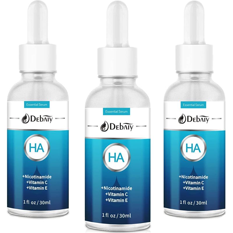 Photo 1 of Hyaluronic Acid Serum for Face Anti Aging Serum (3 Pack 1Fl Oz/30ml) EXP DATE 10/07/2025
