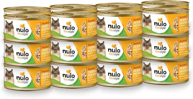 Photo 1 of **Exp date may 19 2025** Nulo Adult & Kitten Grain Free Canned Wet Cat Food (Chicken & Duck Recipe, 3 Oz, Case of 24)
