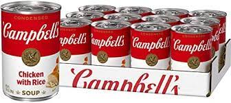 Photo 1 of **EXP DATE FEB 26 2024** Campbells Chicken with Rice Condensed Soup, 10.5 Ounce -- 12 per case
