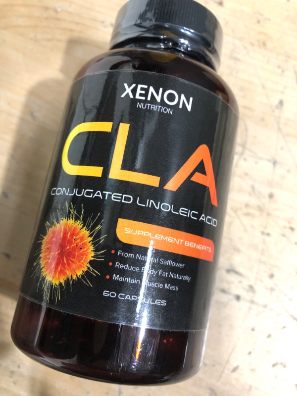 Photo 2 of **expiration date: 02/2023**
Xenon Nutrition CLA Conjugated Linoleic Acid - Weight Management Supplement with Natural Safflower Extract for Men & Women - May Help Burn Fat & Increase Muscle Mass, Antioxidant Support - 60 Softgels