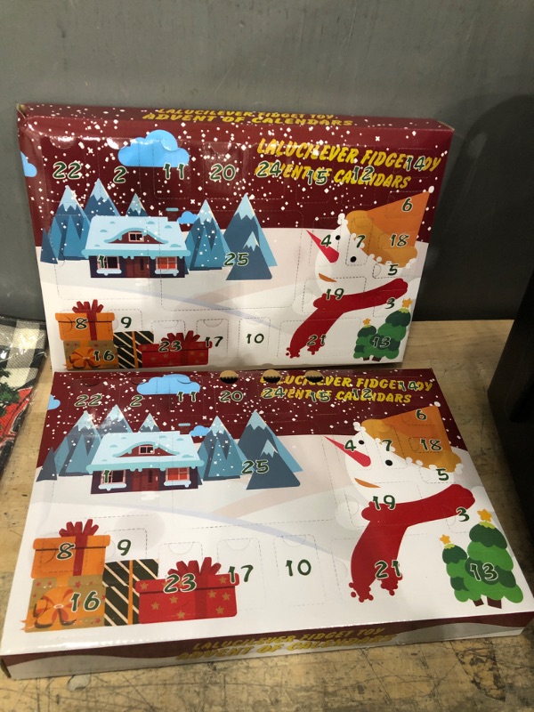 Photo 1 of 2
Advent Calendar 2022, Lalucilever 25 Days Christmas Holiday Countdown Advent Calendars, Christmas Pop Fidget Toy Set Gift Box, Surprise Party Toy Gifts for Toddler Kids Teens Girls Age 3-12 Year Old. Plastic