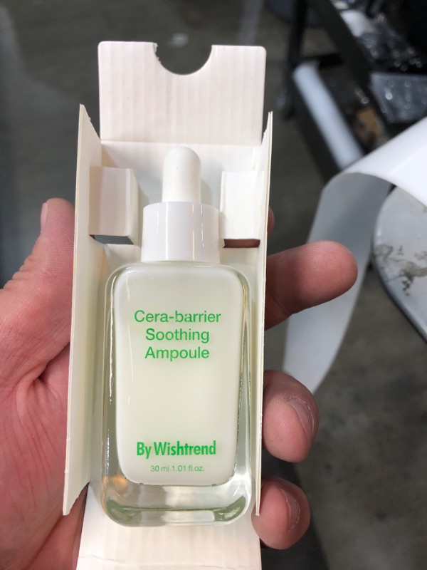 Photo 2 of [By Wishtrend] Cera-Barrier Soothing Ampoule 30ml, Lightweight, Soothing, Centella asiatica, Ceramide, Peptides

