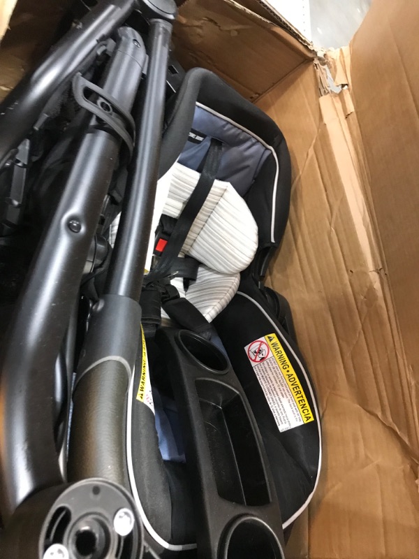 Photo 2 of Graco Modes Nest Travel System, Includes Baby Stroller with Height Adjustable Reversible Seat, Pram Mode, Lightweight Aluminum Frame and SnugRide 35 Lite Elite Infant Car Seat, Bayfield Nest Bayfield