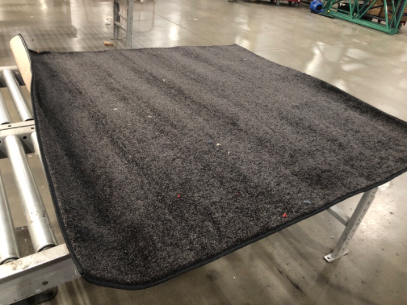 Photo 2 of 5' x 5' Black Square Rug