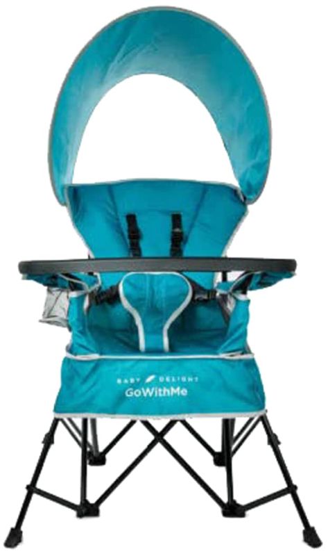 Photo 1 of Baby Delight Go with Me Jubilee Deluxe Portable Chair | Indoor and Outdoor | Sun Canopy | Teal
