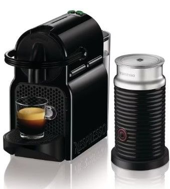 Photo 1 of Inissia Capsule Coffee Machine with Aeroccino Black EN80.BAE