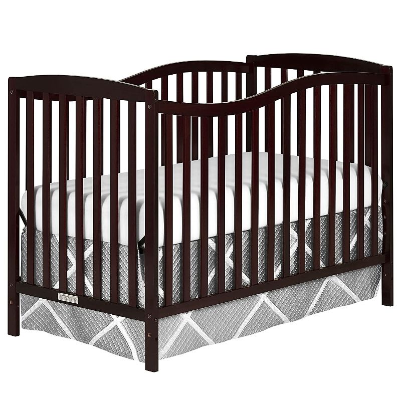 Photo 1 of Dream On Me Chelsea 5-In-1 Convertible Crib In Espresso, JPMA Certified
