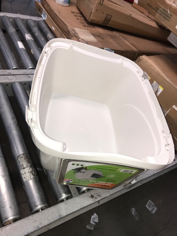 Photo 2 of ***TOP/LID ONLY, incomplete*** Van Ness Pets Odor Control Large Enclosed Cat Litter Box, Hooded, Pearl, CP6