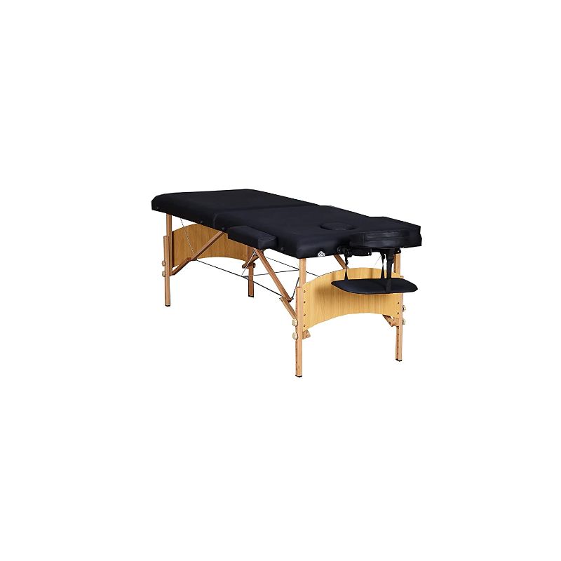 Photo 1 of Amazon Commercial Portable Folding Massage Table with Carrying Case - Black
