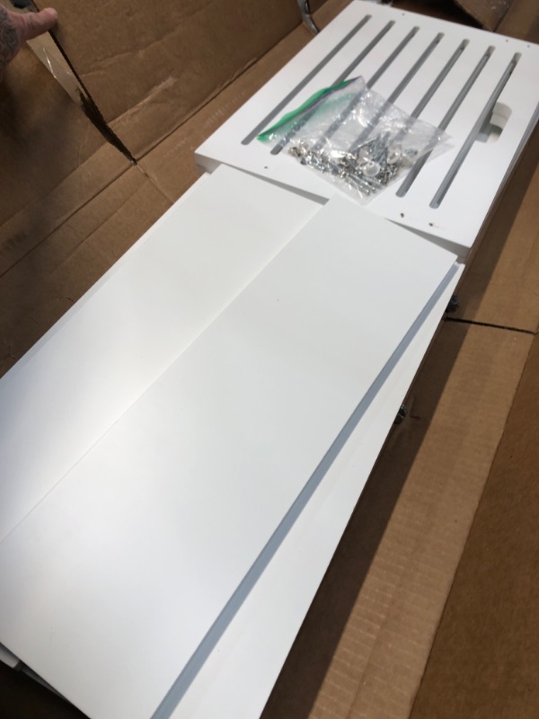 Photo 1 of 42in. Shelves (unknown brand) color white